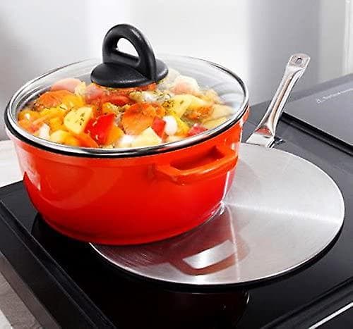 Adapter Skiva Rostfritt Stål Värmefördelare Platta, Induktionsspridare (24cm)