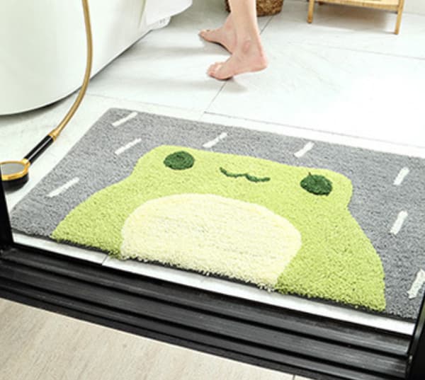 Entré badrum halkfri absorberande matta liten groda 45*65CM,