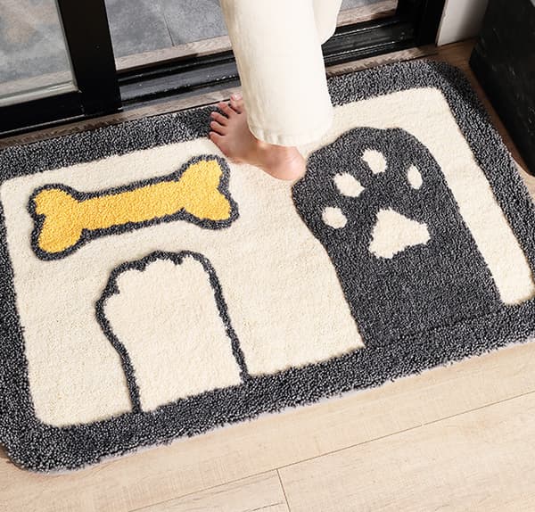 Skridsikker absorberende bademåtte Lille Master-Cat 50*80cm,