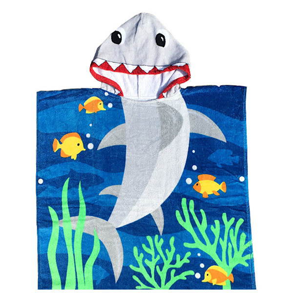 Jaws-2 badekåbe til børn 60 cm lang DP17S