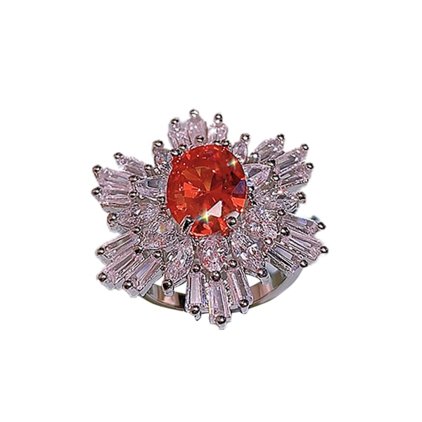 Halskæde Dekorativ All-match Sterling Rhinestone Øreringe Ring Til Bryllup Heart Ring