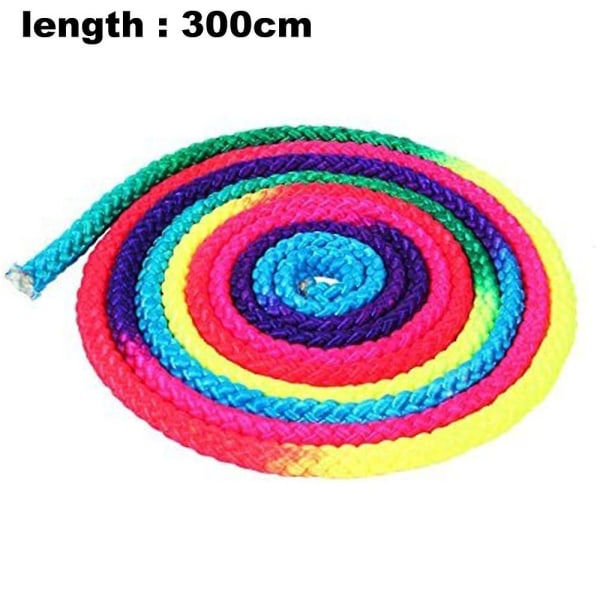 Jumping Rope Exercise & Fitness Aerobic Gymnastic Skipping Rope Training Rope Rainbow Colour