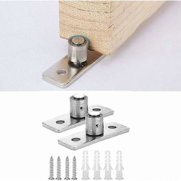 DWW-Gulvguide til stalddør i rustfrit stål, rulle gulvguide, skydedørs hardware tilbehør, indsæt lejer