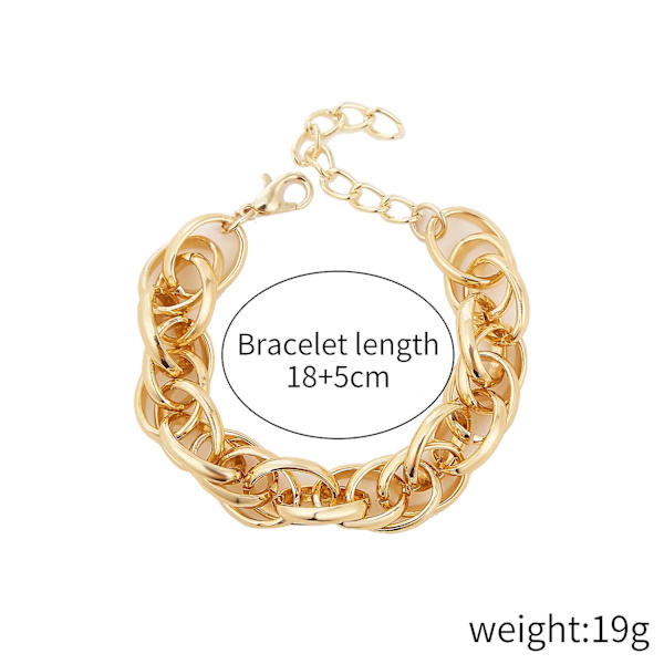 Armbånd Vintage Guld Farve Mode Smykker  B2406 S2009-02