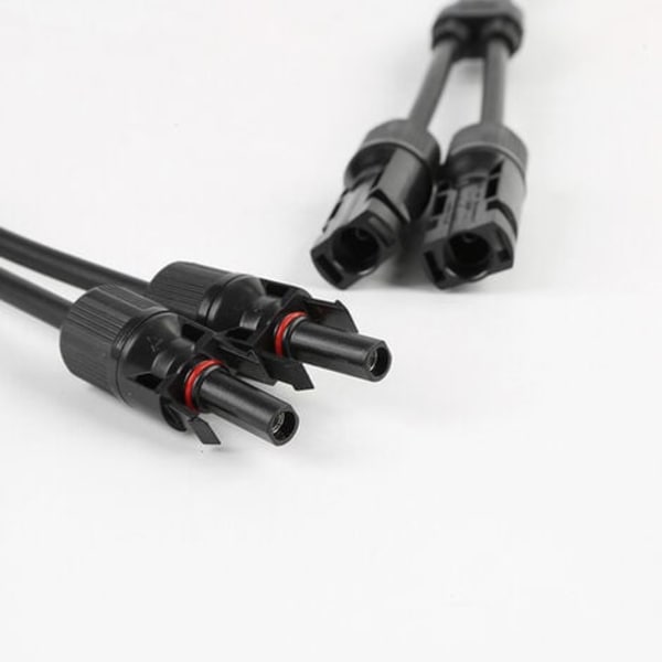 Solcellepanel Kabel Stik, 3-vejs Stik, 2 stk