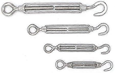 M4 Krok & Ögla Spännare 304 Rostfritt Stål - 5-pack