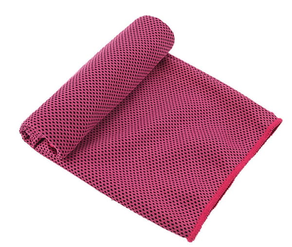 Rose køle håndklæde, nakke is håndklæde, polyester is håndklæde til