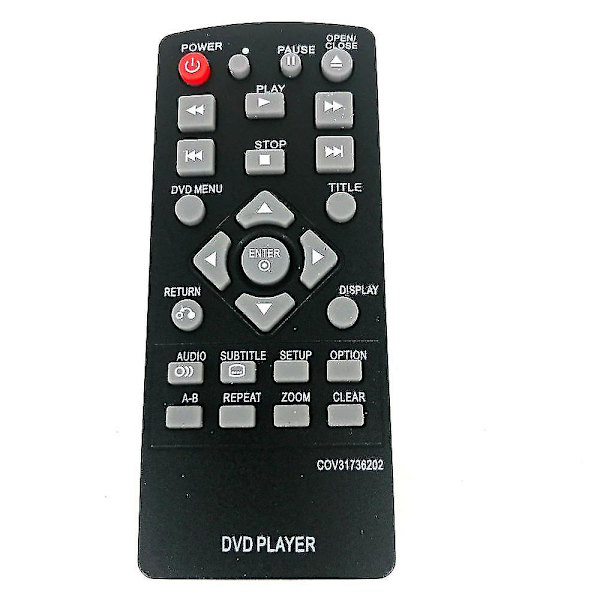 Kaukosäädin LG DVD-soittimelle COV31736202 sopii DP132 DP132NU