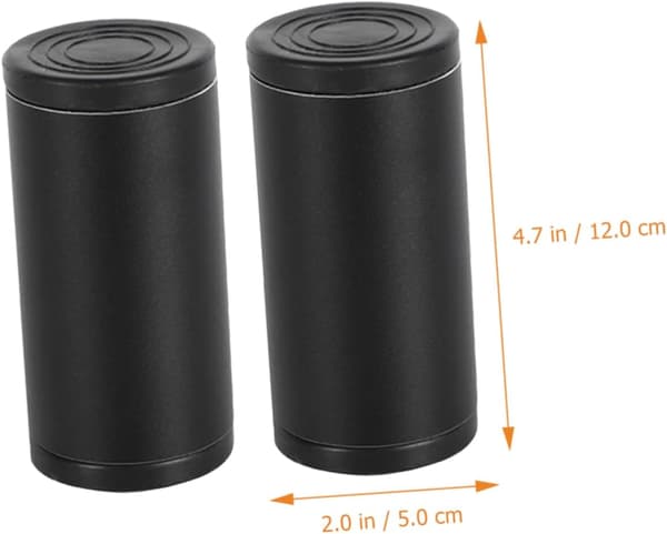 2 stk. (Sort) Sengesidebeskyttelse Justerbare Sengestativer Metal Seng