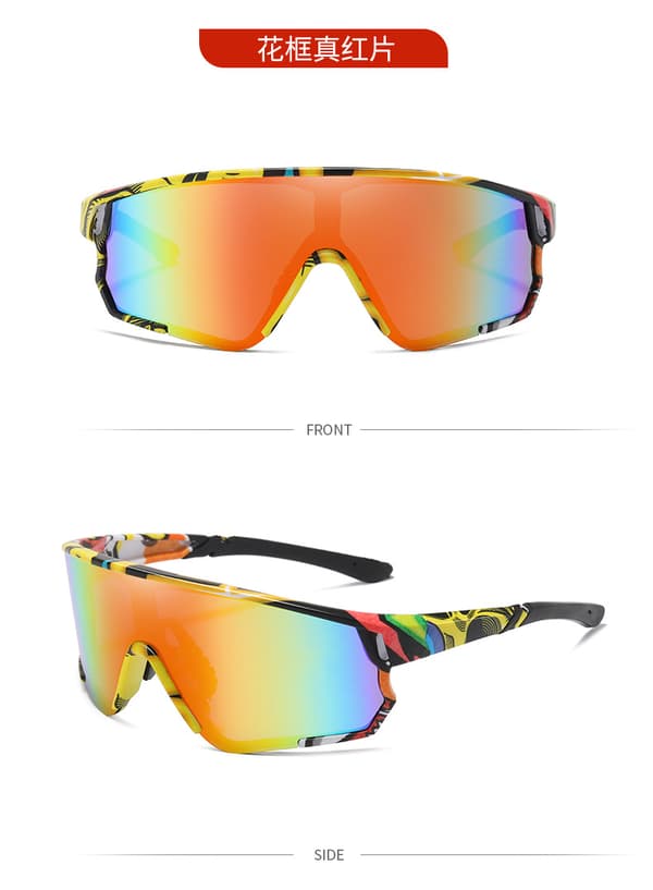 1 stk Solbriller med 3 Utbyttbare Linser Polariserte Sport