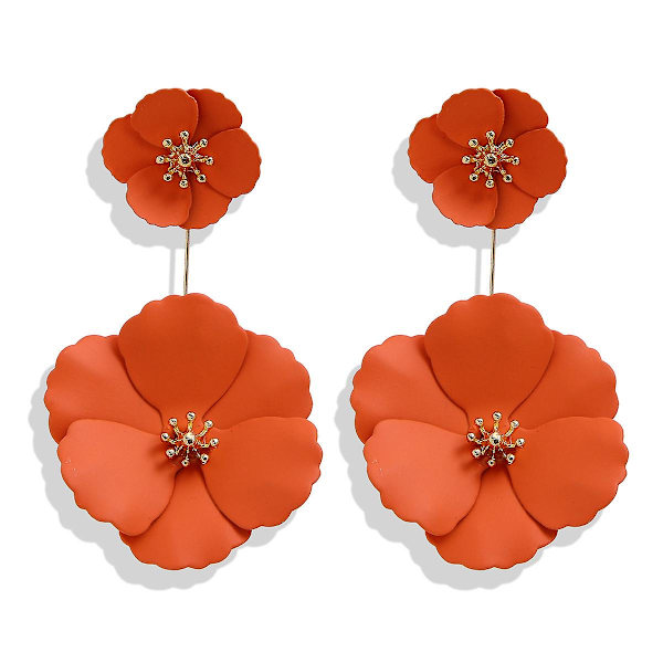 Örhängen Vintage Blomma Stud Flickors Mode Smycken Ac3587 A78