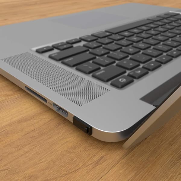 20x USB-A Støvplugg for Stasjonær PC, Svart Laptop, MacBook