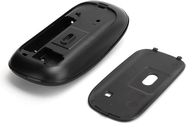1 stk Sort Trådløs Bluetooth 5.0 Lydløs Desktop Mus til