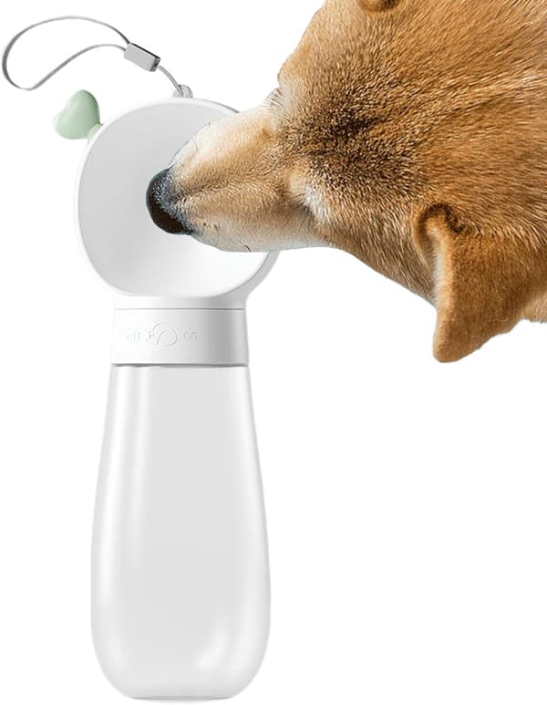 Vandflaske til kæledyr, 500ml Hundevandflaske, Vanddispenser, Kat