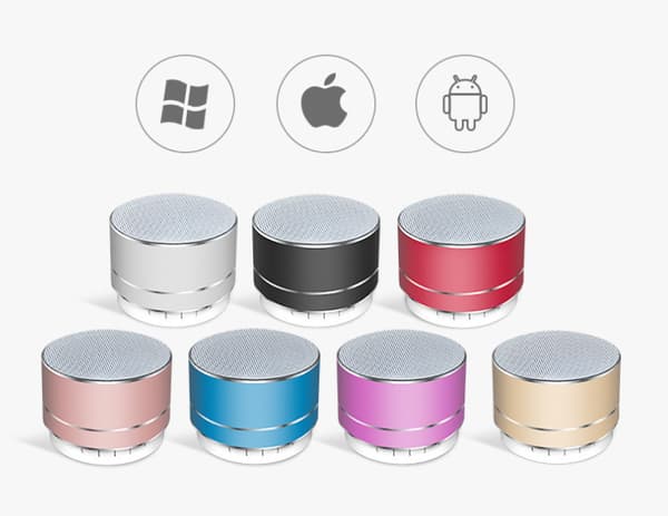 Trådlös Bluetooth-högtalare, minihögtalare (blå),