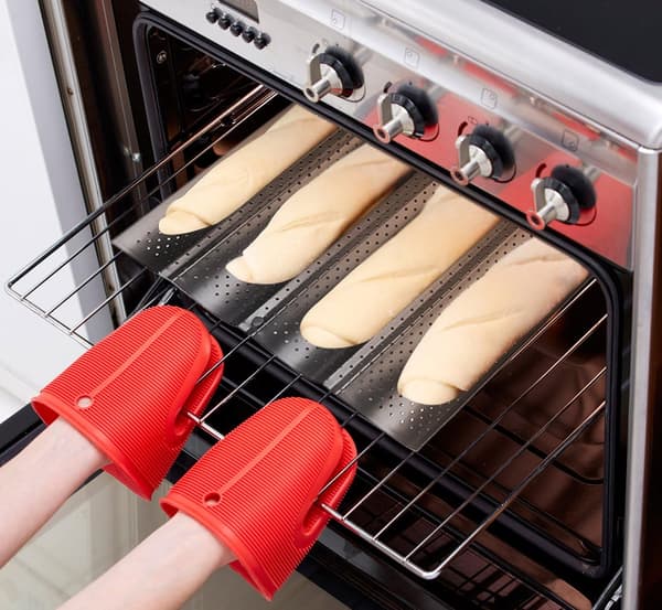 1 St Perforerad Limpa Form 4 Ätpinnar Vändbar Non-Stick