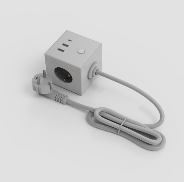 Europæisk USB-stikkonverter, europæisk standard multifunktionsstik (E04c)