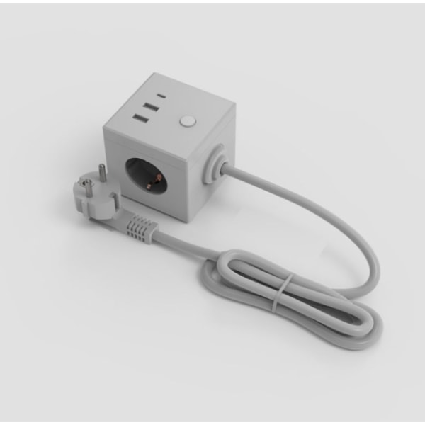 Europeisk USB kontaktomvandlare, europeisk standard multifunktionsuttag (E04c),