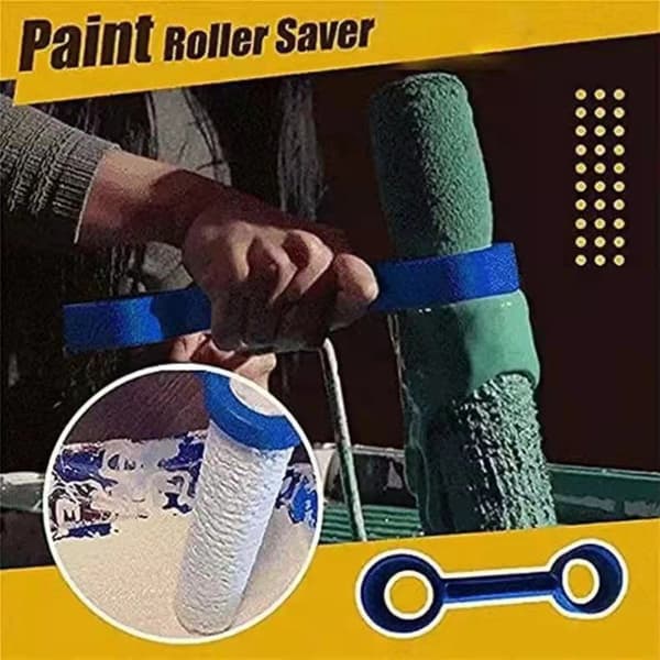 2-pakning Bærbar malerulle-renser Malerulle-sparer Spinner
