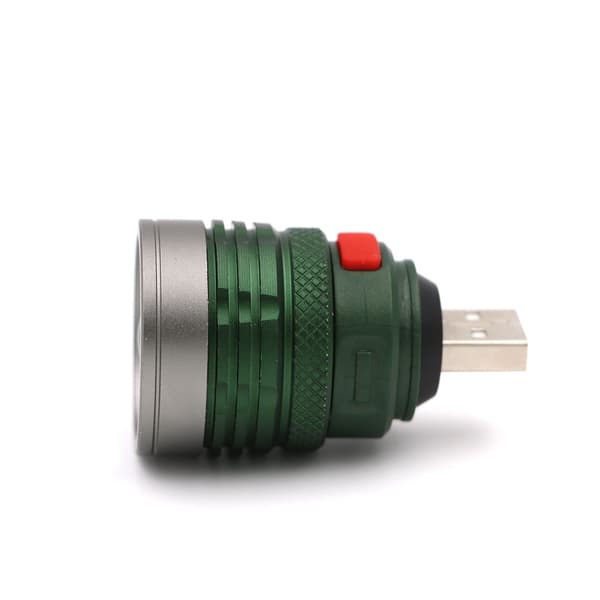 1 stk LED-belysning USB-hode mini fylllys aluminiumlegering