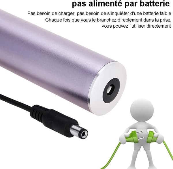 1 stk. (Grå) Elektrisk fod callusfjerner, justerbar hastighed