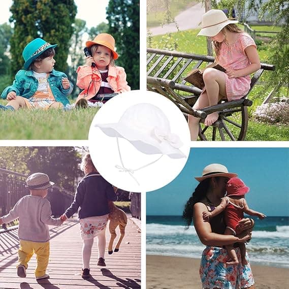 Passer for 1-2 år gamle - Happy Cherry - Solhatt for barn sommer