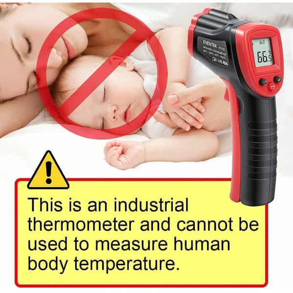 WT320 Britisk Standard Infrarød Termometer Detektor Høj Præcision Industrielt Termometer Velegnet til Værktøjsrum