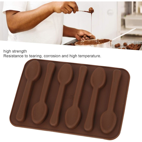 1 stk. kage chokolade mo, non-stick skeform DIY bageform
