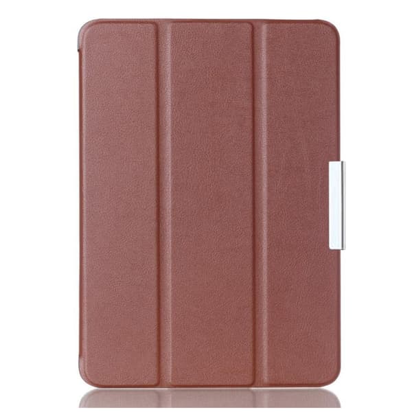 (Kahvi) Nahkakotelo Samsung Note 10.1 2014 Edition -