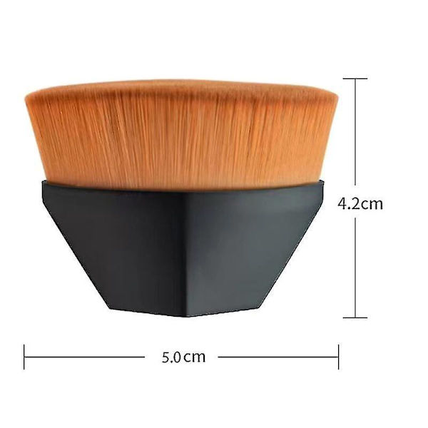 Traceless Foundation Brush Platt Huvud Makeup Brush Hudvänlig Mjuk Snabb Flawless Bas Makeup