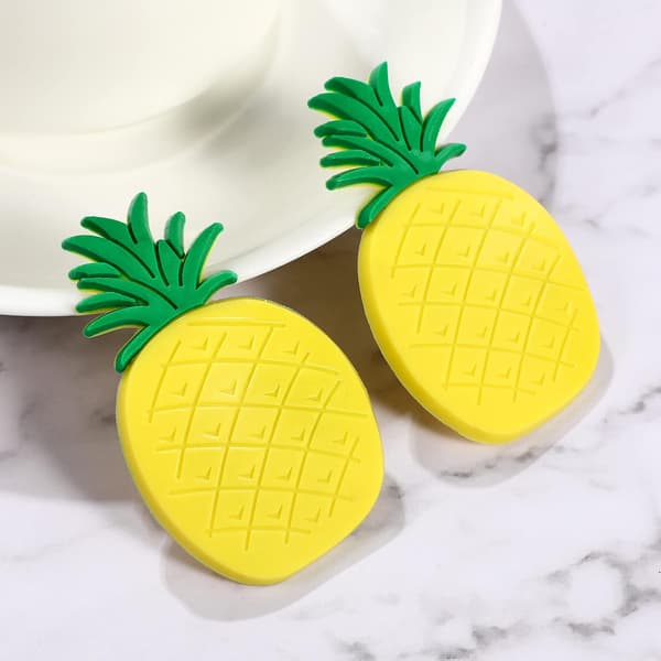 10 kpl 3D ananas jääkaapin magneettitaulut tarroja