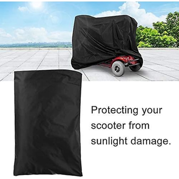 Mobility Scooter Waterproof Cover, Outdoor Motorcycle Cover, Mobility Scooter Covers, Scooter Tarp Water, Dust, Snow, Rain, Uv Resistant 190 X 71 X 11