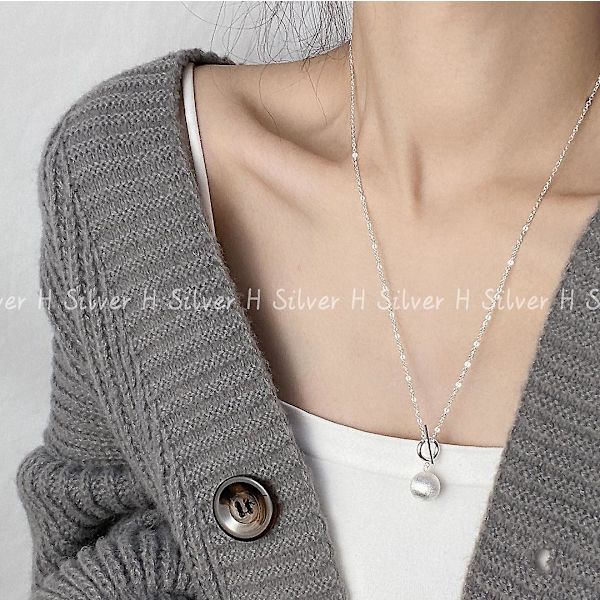 Halsbandspärlor Silver Mode Smycken Ac5242
