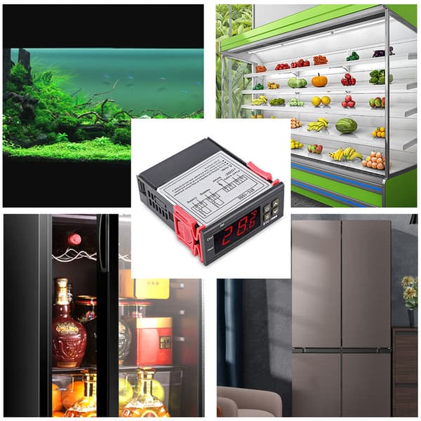 Elektronisk digitalt display klekking akvarium termostat, kontroller (110-220V)