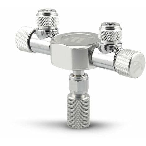 Akvarium CO2-dispenserregulator, med 2 utganger