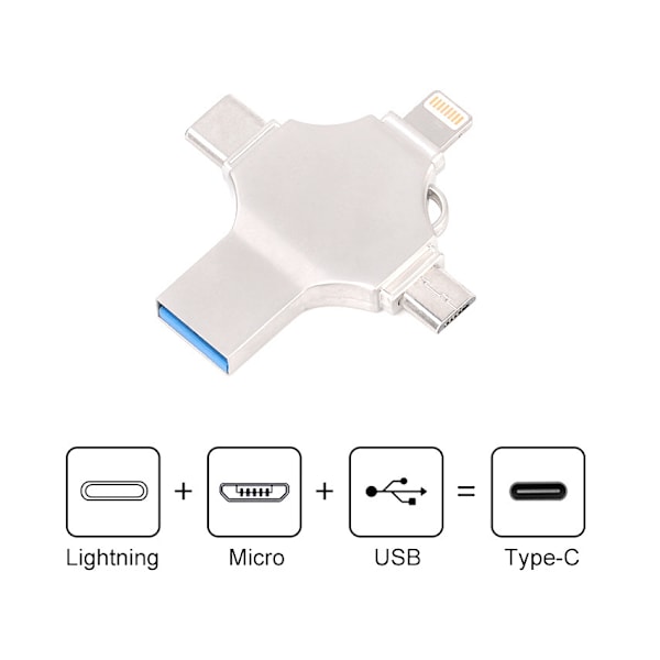 U Disk Metal 4-in-1 Hopea (16G-2.0)