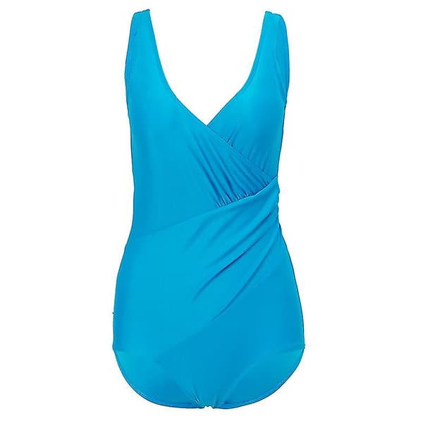 Dame Paddet Wrap Badedrakt Monokini Endelt Badetøy Light Blue M