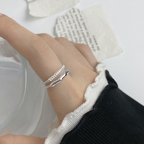 Ringar Pärlor Silver Mode Smycken Ac5237