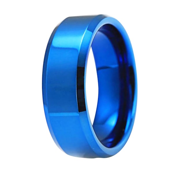 1 stk Ring Unisex Rustfrit Stål Spejl Let Finger Ring Til Bryllup Colorful US 5