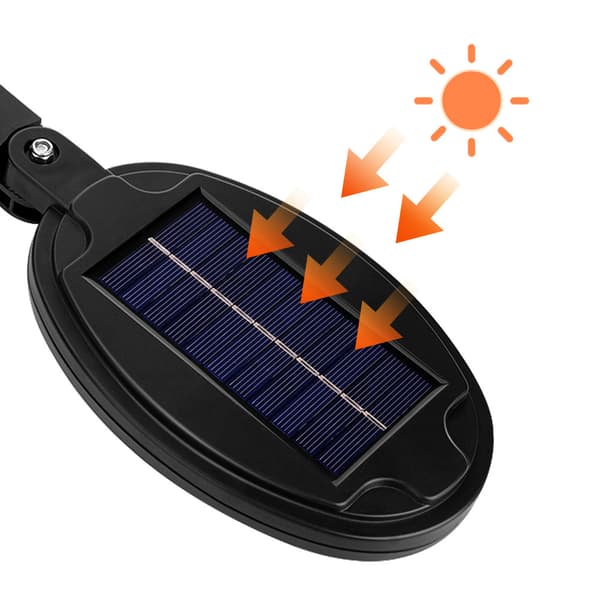 1 stk Solcellehavelampe LED Udendørs Havelampe Solcellegadelampe