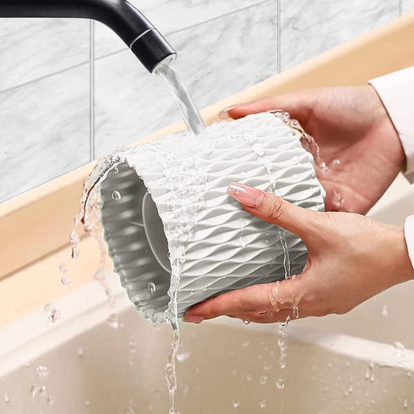 Makeupbørsteholder - 360° rotation multifunktionel penneholder til skrivebord, multifunktionel opbevaringsboks til kontorartikler