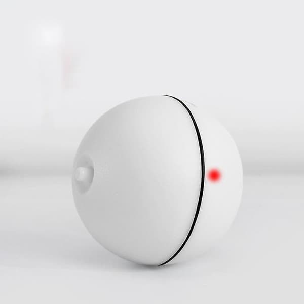 Elektrisk laserball for kjæledyr (hvit)