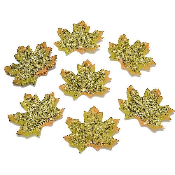Høstløv i lønnetre - Halloween, Thanksgiving, Hjemmehagekunstdekor Green