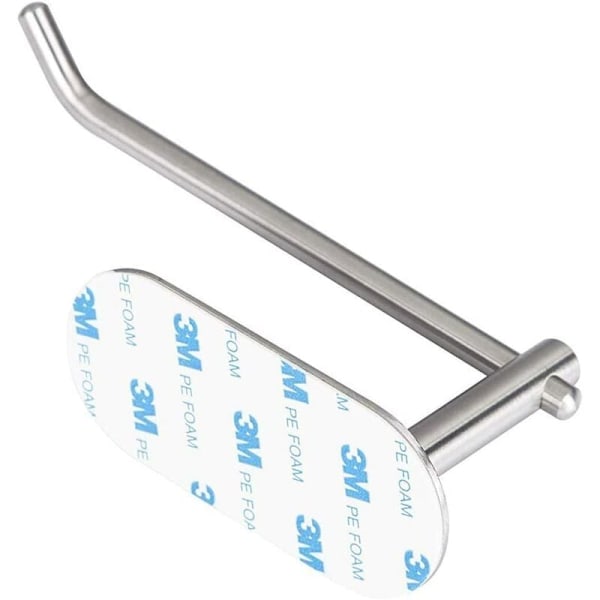 Toiletpapirholder uden boring Selvklæbende Papirholder Rustfrit Stål Toiletpapirholder