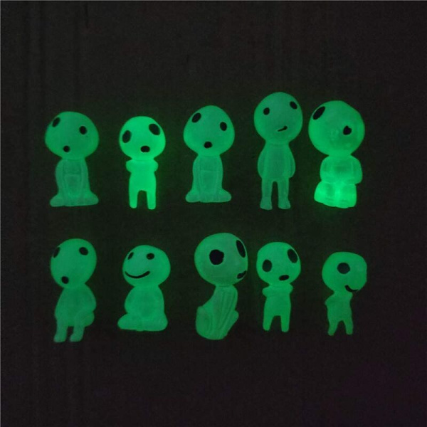 Luminous Elf Doll Resin Trädgårdsdekorationer ((1-10) Förpackningar med 10 Luminous)