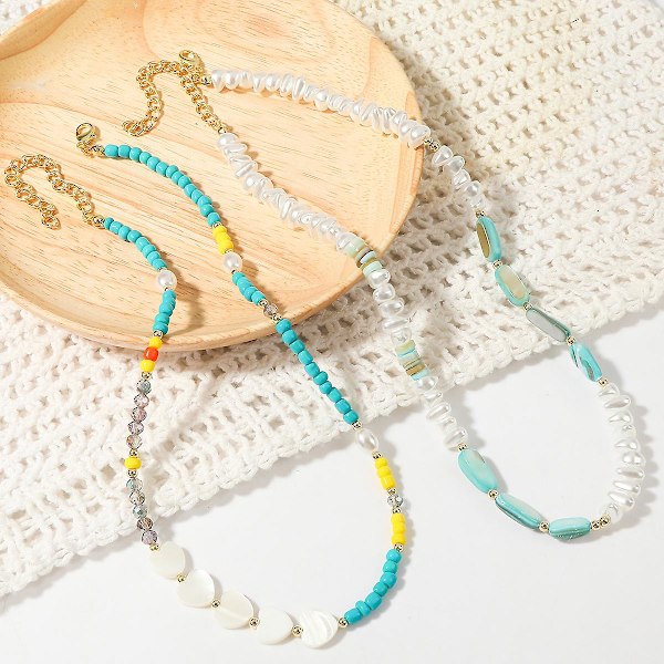 Halsband Kristall Choker Mode Smycken  B1670 N2205-16