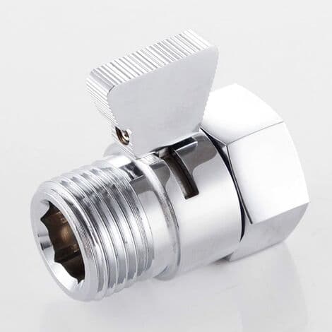 Brons Dusch/Handdusch/Bidet Stoppventil Flödesregler Universal Ersättningsdel