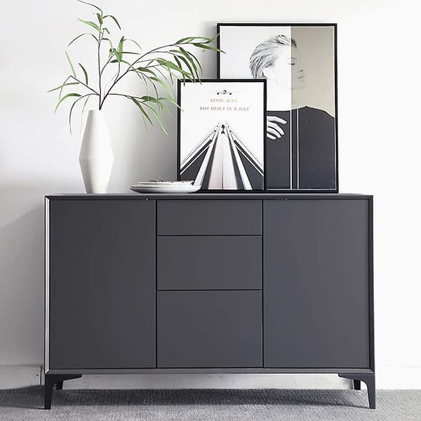 4 stk. Metal Møbel Sofa Ben, Moderne Stil DIY Møbelfødder Udskiftning, Trekant Bord Skab Skab Føder Heavy Duty Til Kommode Kaffebord 17cm Black