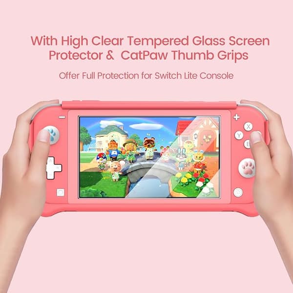 Full Cover-deksel for Nintendo Smart Switch Lite (Svart) for