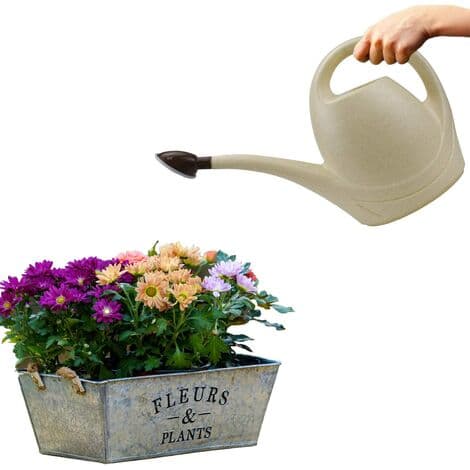 Vannkanne i plast, 3,5 liter - Beige